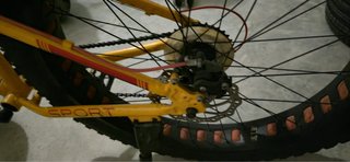 Bicicleta Scott Amarilla
