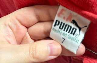 Polo Puma Vintage Rojo Talla M