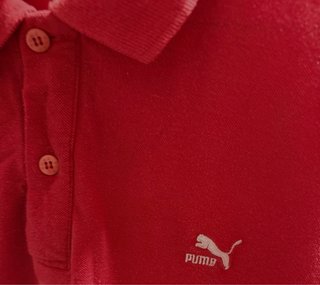 Polo Puma Vintage Rojo Talla M
