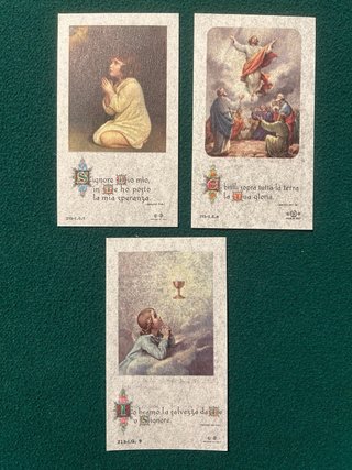 7 Santini su Carta Pergamena Serie 213-I.G.