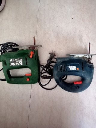 2 Sierras de calar Toledo y Black & Decker