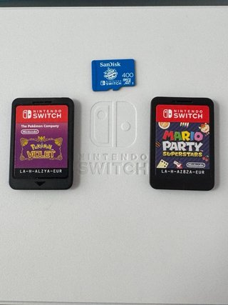 Nintendo Switch OLED + Juegos y Memoria 400GB