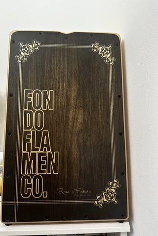 Cajón Flamenco del Grupo Musical Fondo Flamenco