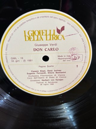 LP Don Carlo Giuseppe Verdi N.19