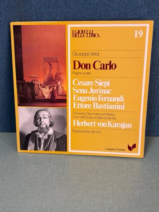 LP Don Carlo Giuseppe Verdi N.19