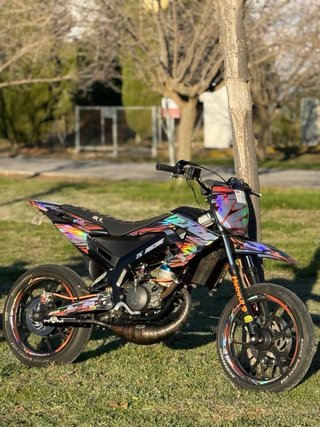 Derbi Senda Supermotard Naranja/Negra