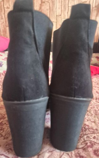 Botines negros tacón plataforma