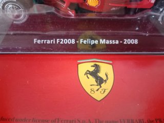 Modellino Ferrari F2008 Felipe Massa 2008