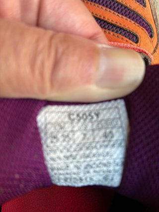 Zapatillas Asics Padel Mujer Morado/Naranja
