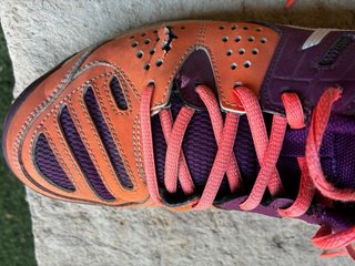 Zapatillas Asics Padel Mujer Morado/Naranja