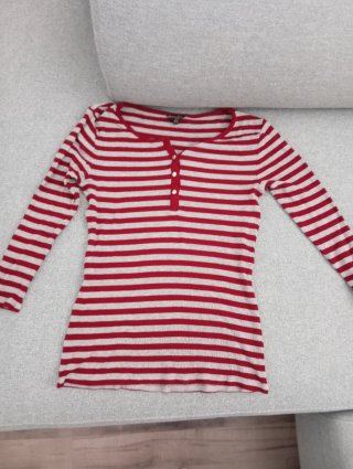 Camiseta de rayas manga larga
