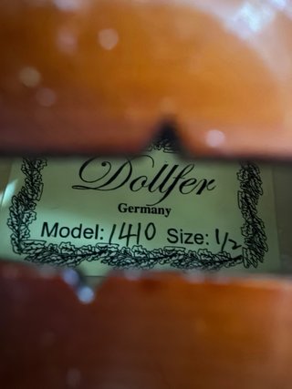 Violín Infantil Dollfer 1410 con Funda y Arco