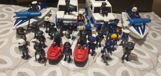Playmobil: Policía y Barcos Lote conforme se ve
