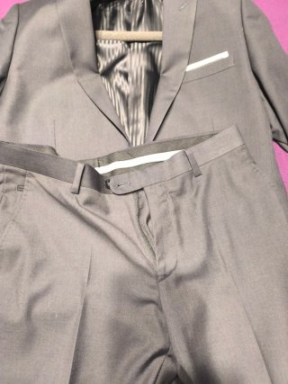Traje Puroego Gris Oscuro Talla 50