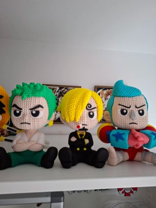 One Piece figuras crochet.