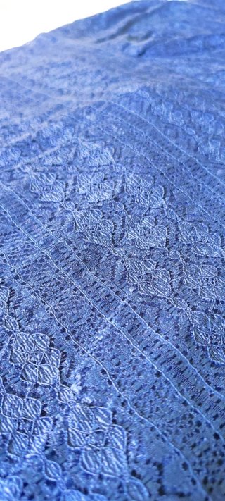 Top in pizzo blu Tatienne Taglia XS