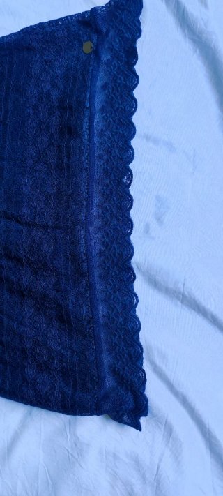 Top in pizzo blu Tatienne Taglia XS