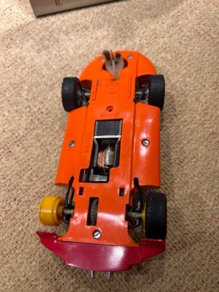 Coche Scalextric Antiguo Naranja