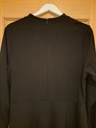 Vestido negro manga larga Sin Estrenar