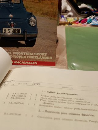 Catálogo Recambios Seat 600 D E L .y' descapotable