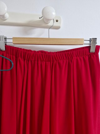 Conjunto Falda y Top Rojo El Corte Inglés