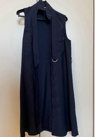 Vestito H&M blu con cintura