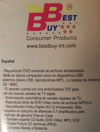 ✨️Decodificador/reproductor DVD/TDT Combo