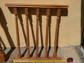 Barandilla de madera