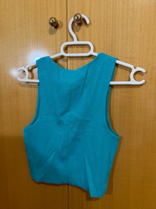 Top tirantes aguamarina Pull&Bear S