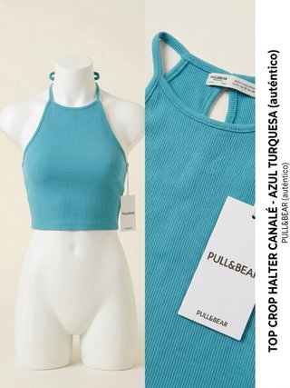 Top tirantes aguamarina Pull&Bear S