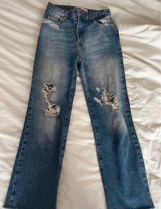 Jeans Zara sfilacciati