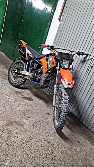 Suzuki RM Motocross Naranja/Negro