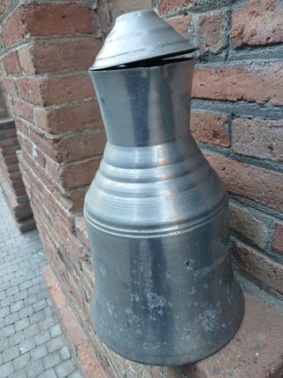 Jarra Antigua Aluminio Lechera