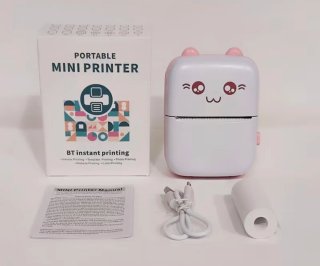 Mini Impresora Portátil BT Rosa