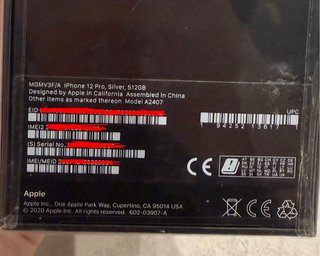 iPhone 12 Pro 512 Gb Silver BRAND NEW, SEALED