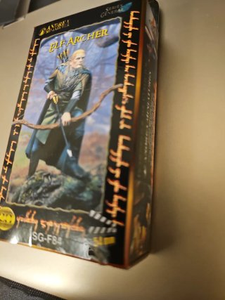 Miniatura Plomo Elfo Arquero Sin Pintar