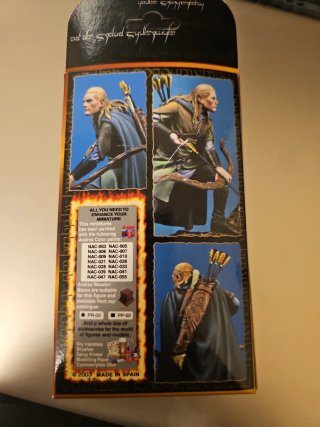 Miniatura Plomo Elfo Arquero Sin Pintar