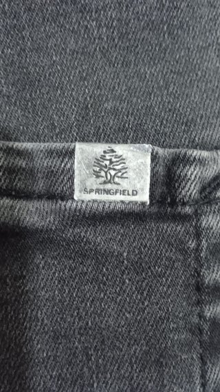 Shorts vaqueros Springfield negros Talla M
