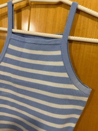 Body de rayas azul y blanco