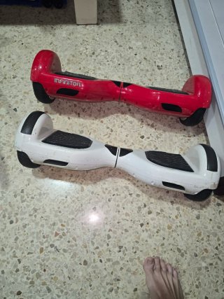2 Hoverboard + Asiento (blanco)