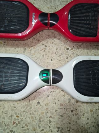 2 Hoverboard + Asiento (blanco)