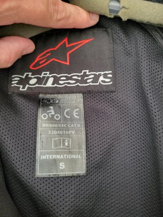 Chaqueta Moto Verano Alpinestars Negra