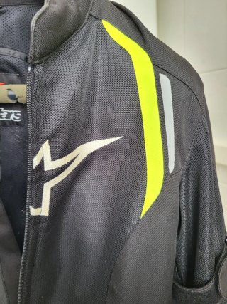 Chaqueta Moto Verano Alpinestars Negra