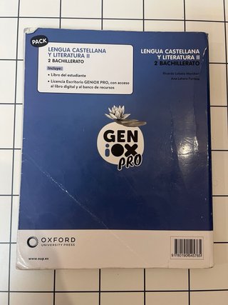 Lengua castellana y literatura 2º Bach