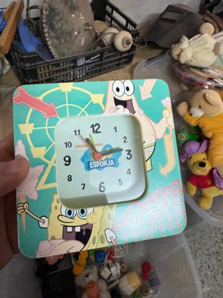 Reloj despertador infantil Bob Esponja