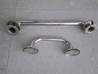Barandillas de sujeción de acero inoxidable