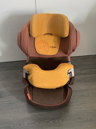 Silla de coche Cybex marrón y mostaza