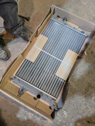 Radiador refrigerante Opel Astra G