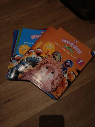 Libros espinete barrio sesamo