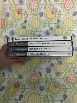 Lote 4 Juegos PS2: Kingdom Hearts, Sims, Ratchet